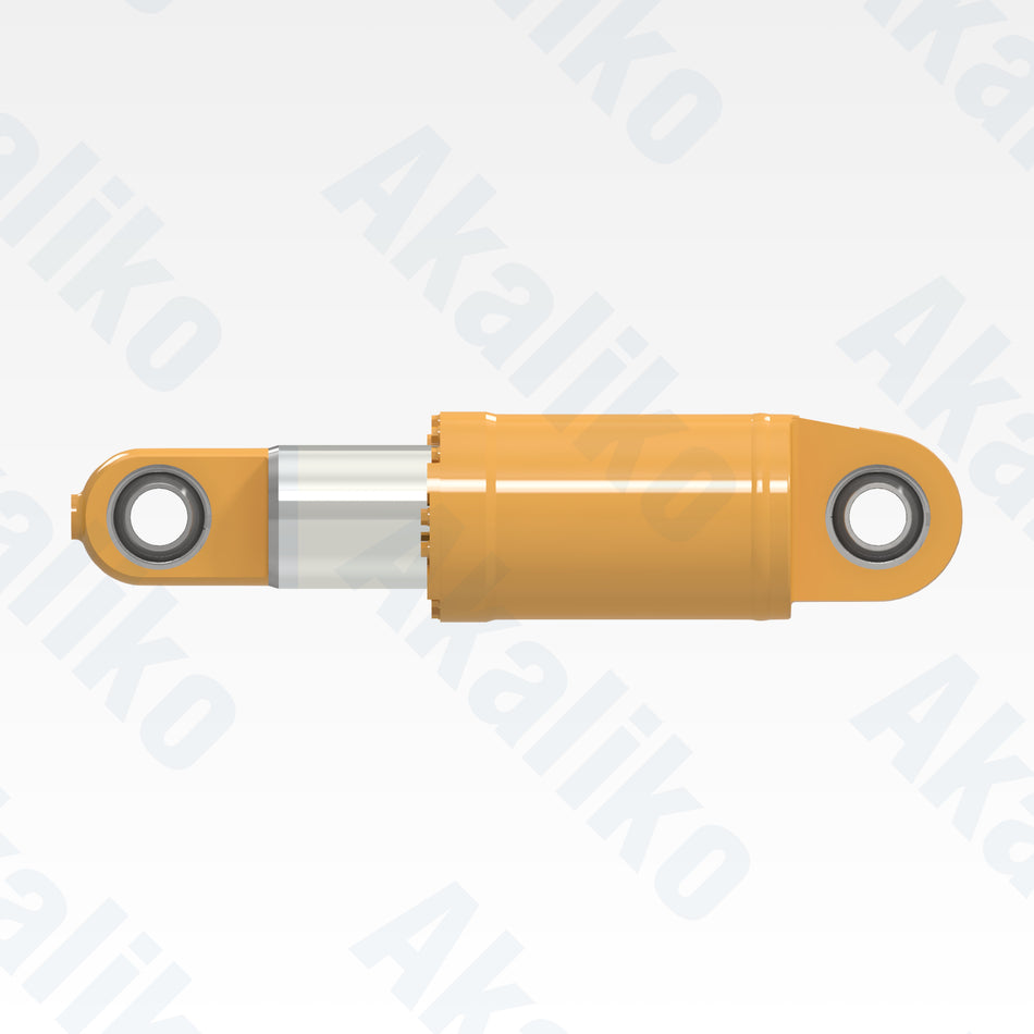 Side view of replacement rear suspension hydraulic cylinder for Caterpillar 773E/773G dump truck, OEM part number 441-8351
