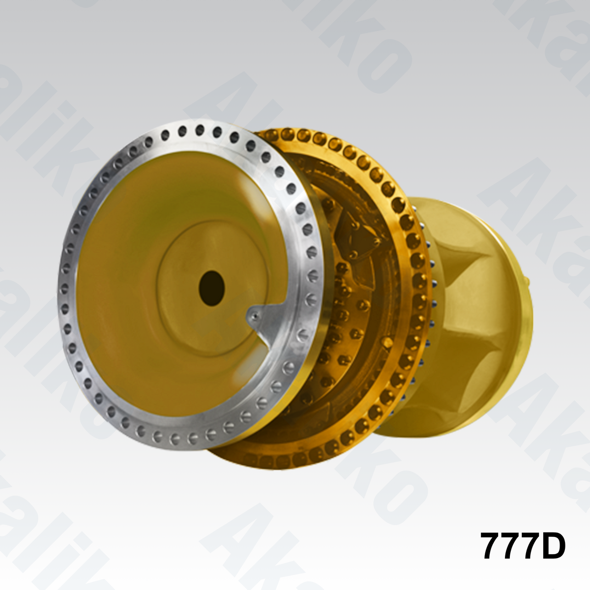 Replacement/aftermarket final drive assembly for Caterpillar 777D dump truck, ref. PN 299-3570.