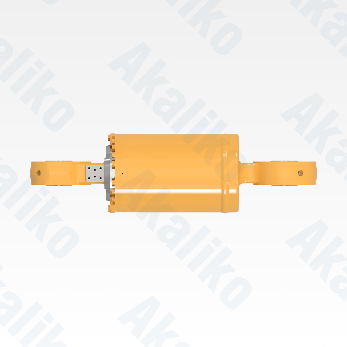 Top view of replacement rear suspension hydraulic cylinder for Caterpillar 777D dump truck, OEM part number 247-4883