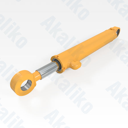 Replacement steering hydraulic cylinder for Caterpillar 777D dump truck, OEM part number 105-2440, aftermarket heavy equipment parts