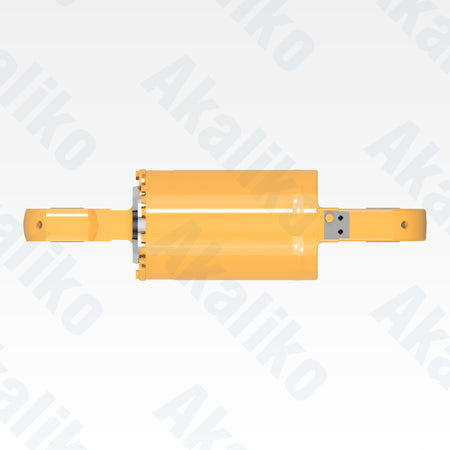 Top view of replacement rear suspension hydraulic cylinder for Caterpillar 777F/777G dump truck, OEM part number 335-6354