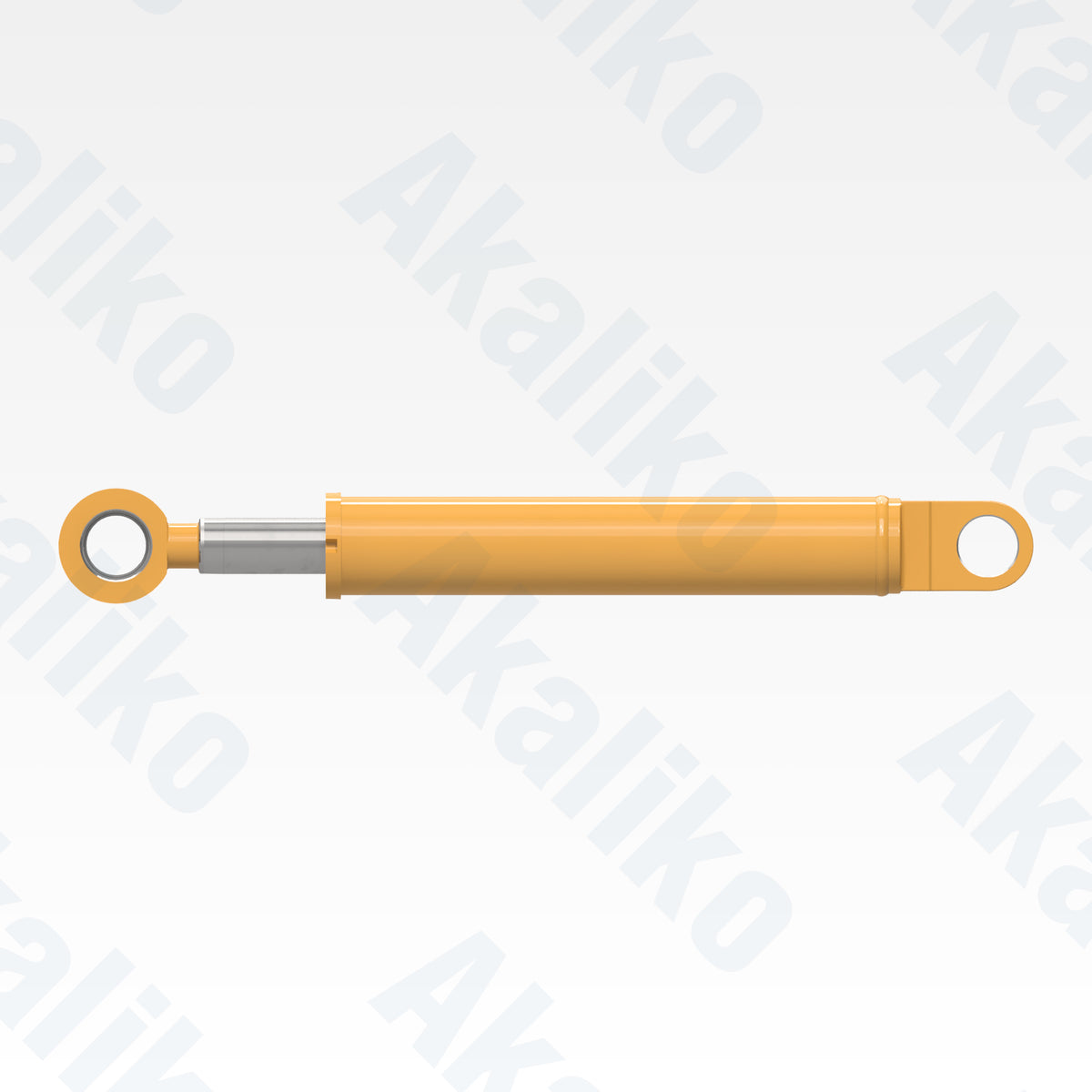 Side view of replacement steering hydraulic cylinder for Caterpillar 777F/777G dump truck, OEM part number 417-0582