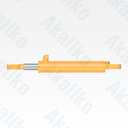 Top view of replacement steering hydraulic cylinder for Caterpillar 777F/777G dump truck, OEM part number 417-0582