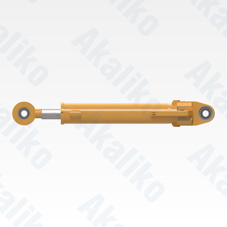 Side view of replacement steering hydraulic cylinder for Caterpillar 777G dump truck, OEM part number 417-3725