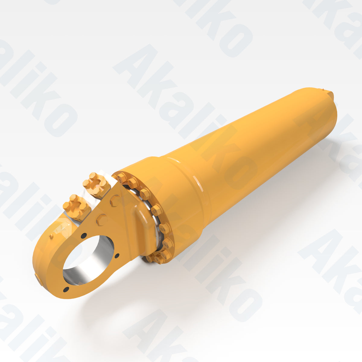 Replacement hoist hydraulic cylinder for Caterpillar 785C/785D dump truck, OEM part number 4T-5931, aftermarket heavy equipment parts