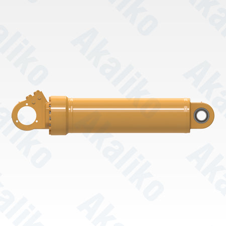 Side view of replacement hoist hydraulic cylinder for Caterpillar 785C/785D dump truck, OEM part number 4T-5931