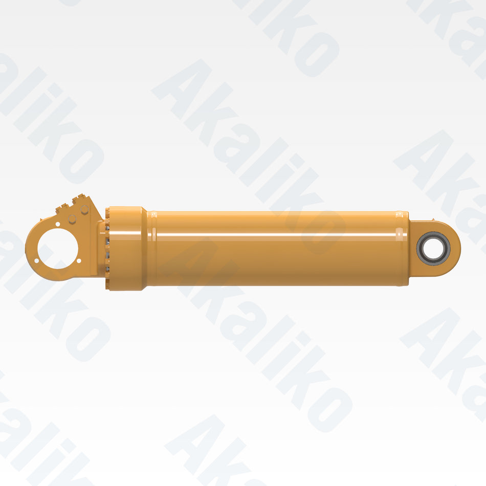 Side view of replacement hoist hydraulic cylinder for Caterpillar 785C/785D dump truck, OEM part number 4T-5931