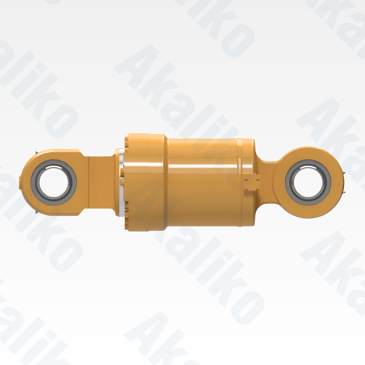 Side view of replacement rear suspension hydraulic cylinder for Caterpillar 785C/785D dump truck, OEM part number 311-7789