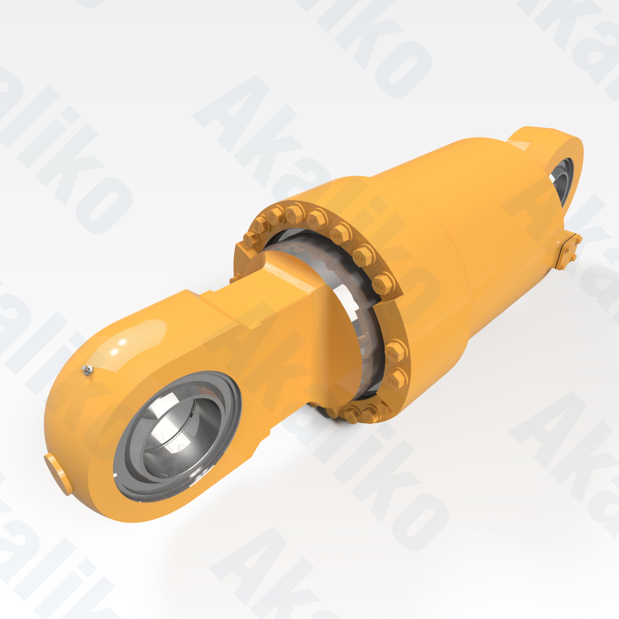 Replacement rear suspension hydraulic cylinder for Caterpillar 785C/785D dump truck, OEM part number 456-8724, aftermarket heavy equipment parts