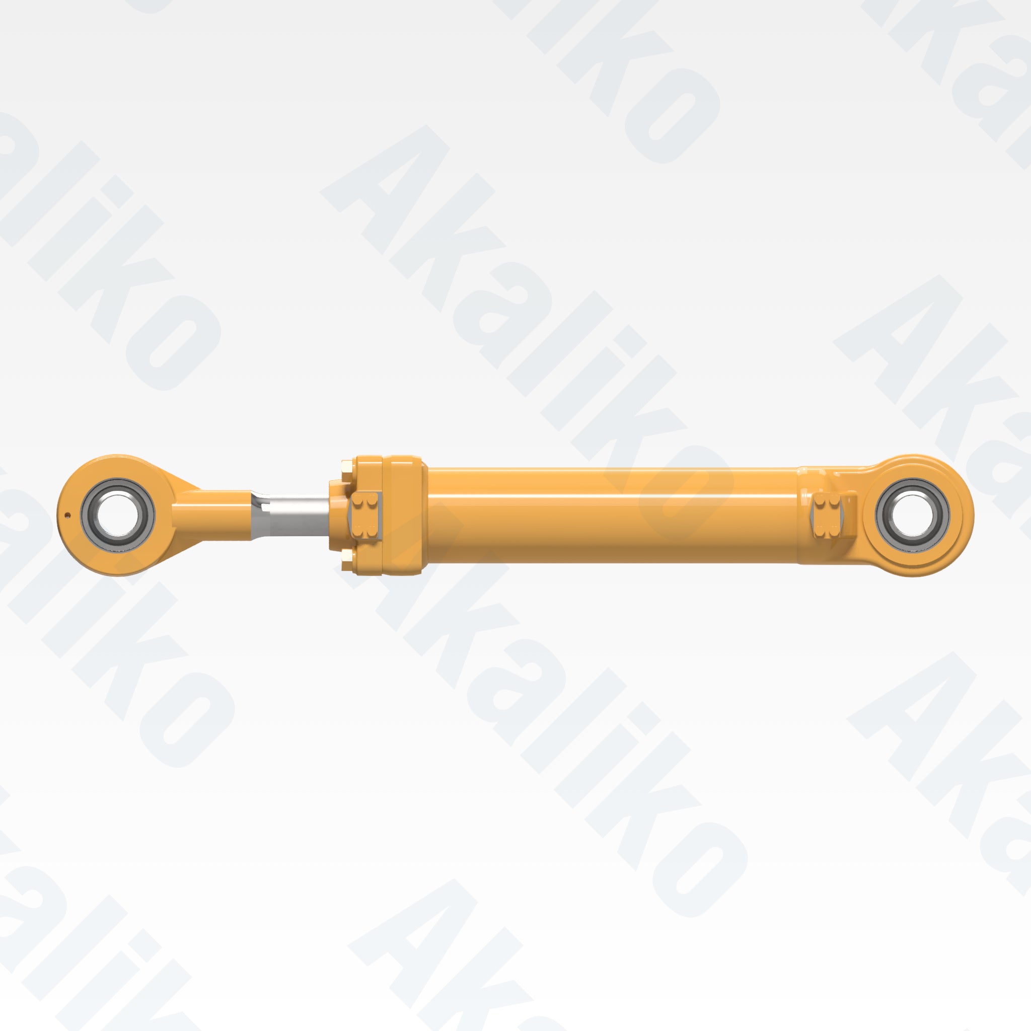 Side view of replacement steering hydraulic cylinder for Caterpillar 785C/785D dump truck, OEM part number 1U-3182