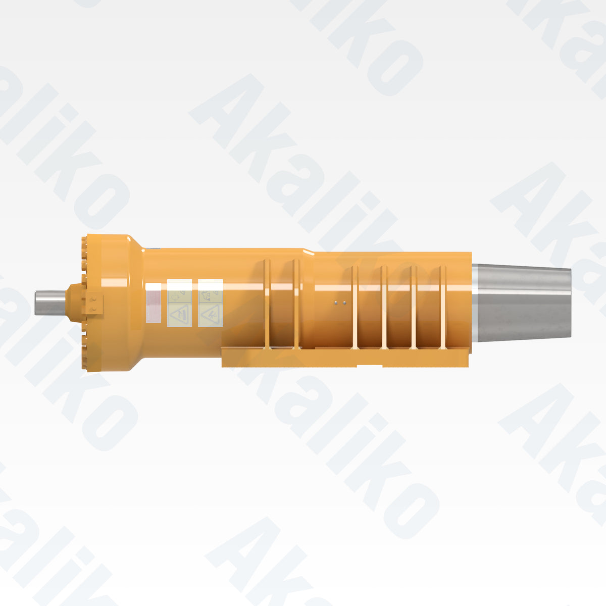 Side view of replacement front suspension hydraulic cylinder for Caterpillar 789B dump truck, OEM part number 347-7423