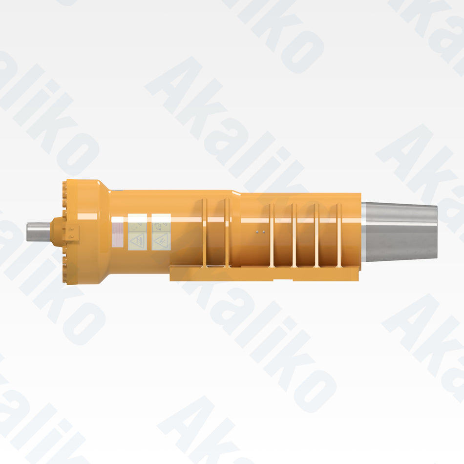 Side view of replacement front suspension hydraulic cylinder for Caterpillar 789B dump truck, OEM part number 347-7423
