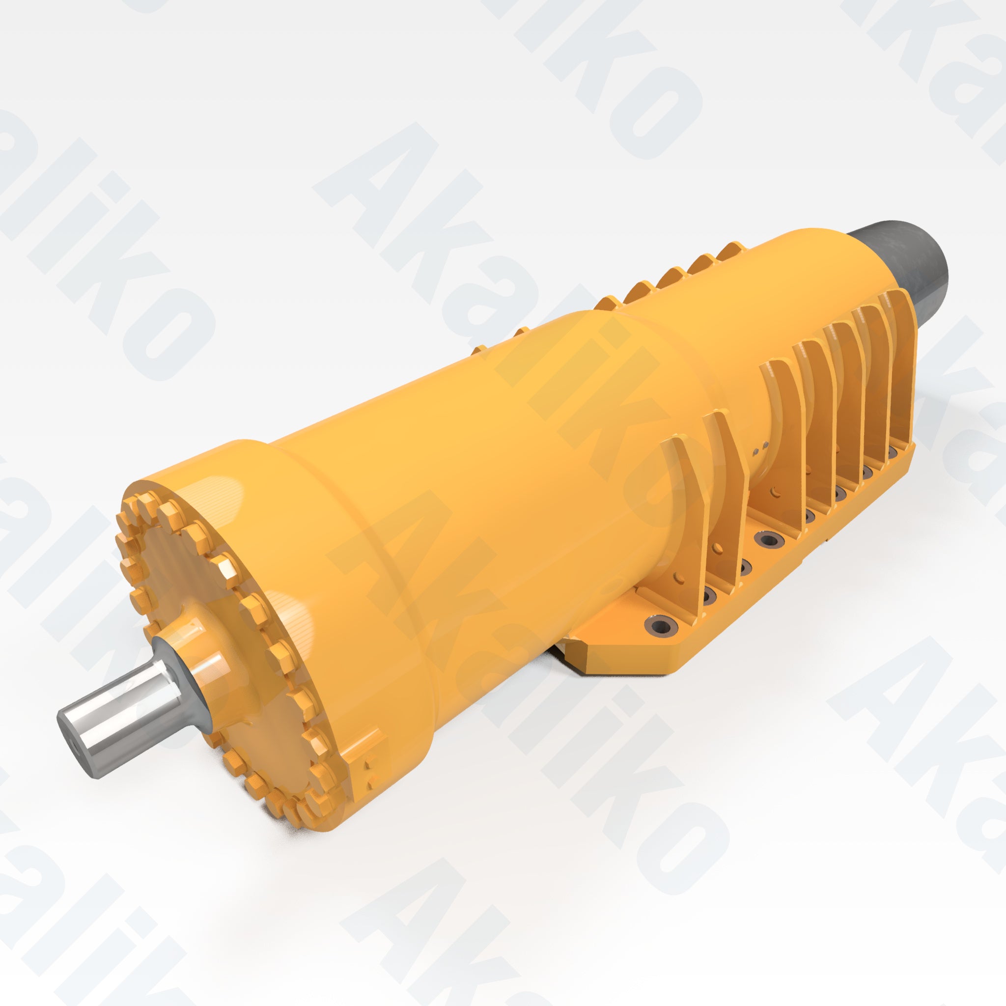 Replacement front suspension hydraulic cylinder for Caterpillar 793D dump truck, OEM part number 284-8014, aftermarket heavy equipment parts