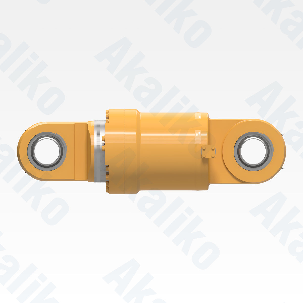 Side view of replacement rear suspension hydraulic cylinder for Caterpillar 793D dump truck, OEM part number 284-8016