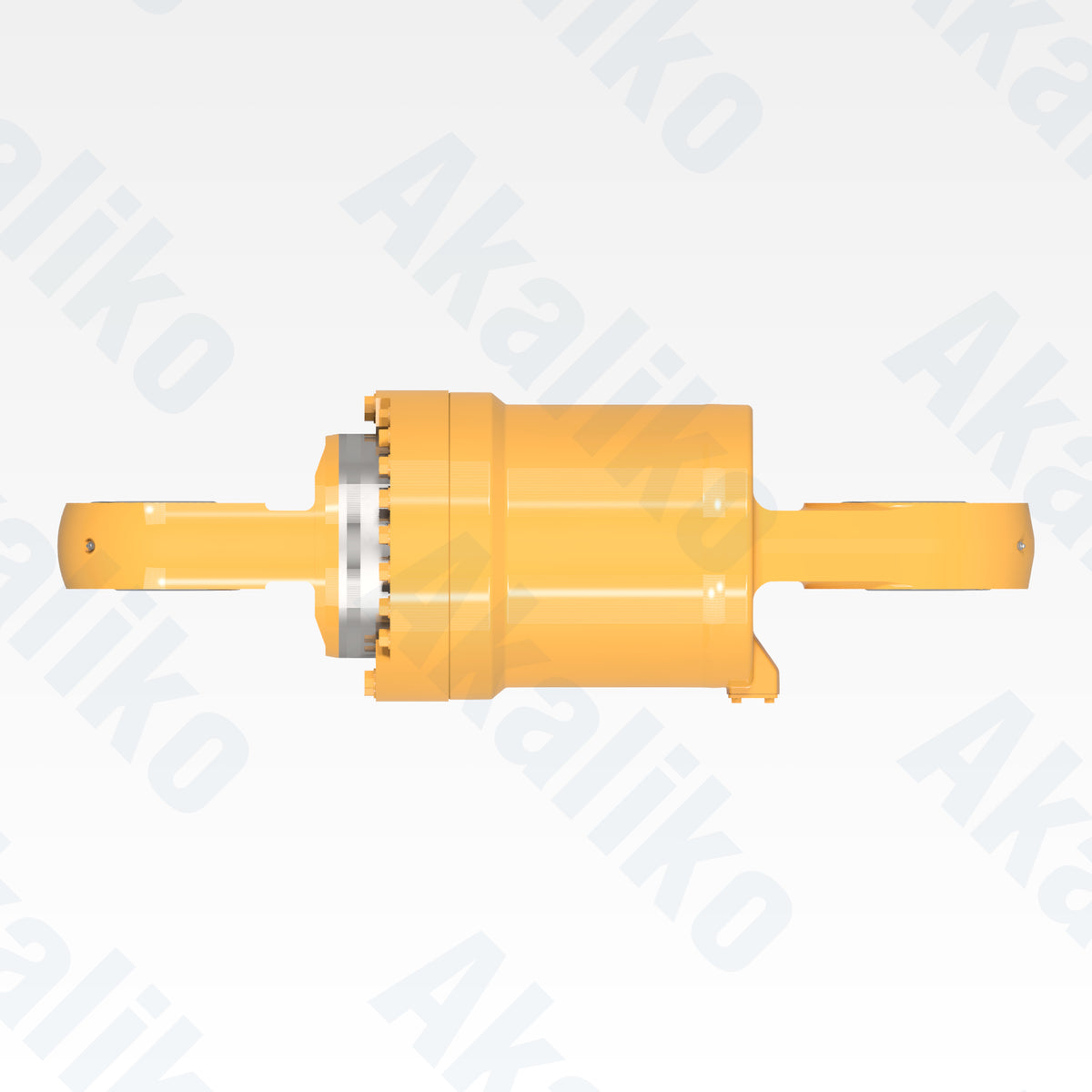 Top view of replacement rear suspension hydraulic cylinder for Caterpillar 793D dump truck, OEM part number 284-8016