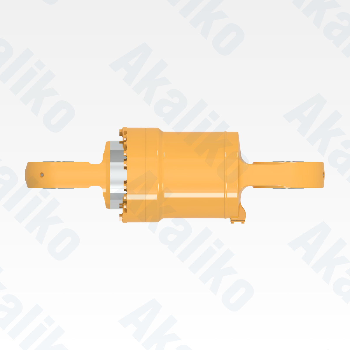 Top view of replacement rear suspension hydraulic cylinder for Caterpillar 793D/793F dump truck, OEM part number 295-5709