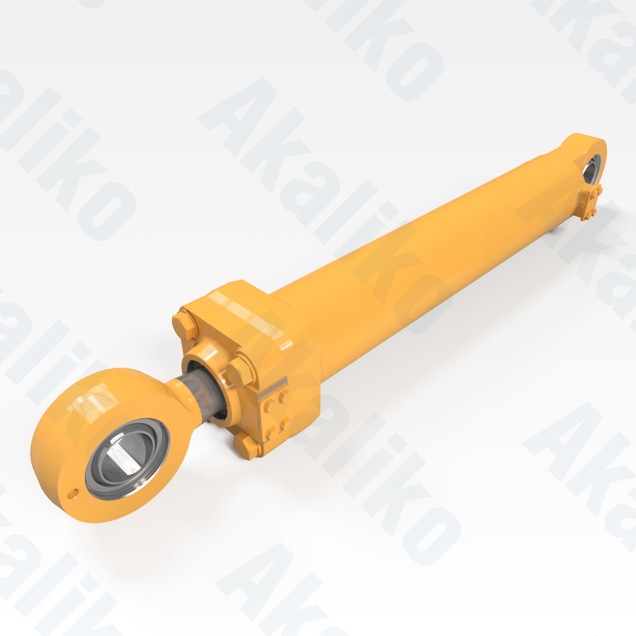 Replacement steering hydraulic cylinder for Caterpillar 793D dump truck, OEM part number 9T-8912, aftermarket heavy equipment parts