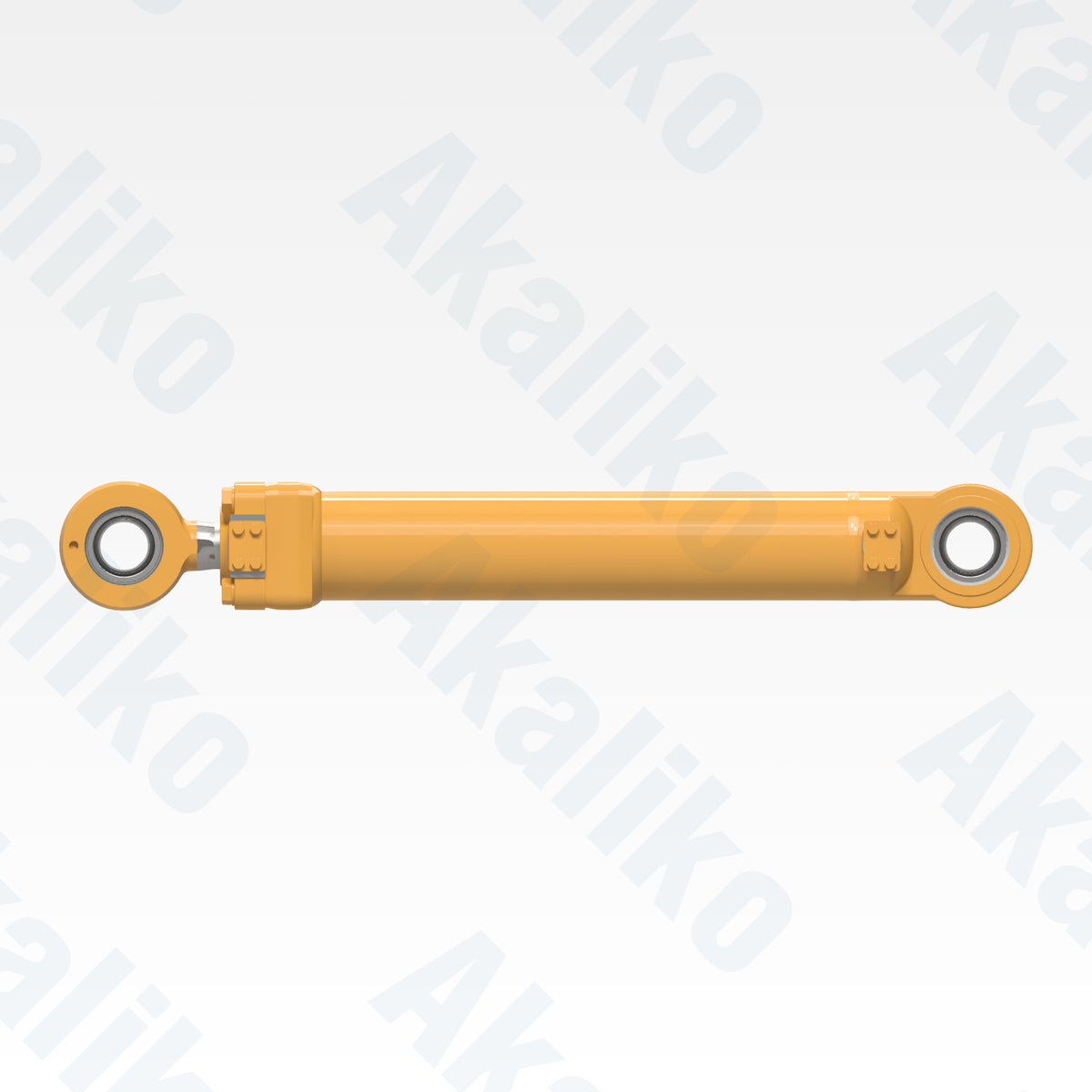 Side view of replacement steering hydraulic cylinder for Caterpillar 793D dump truck, OEM part number 9T-8912