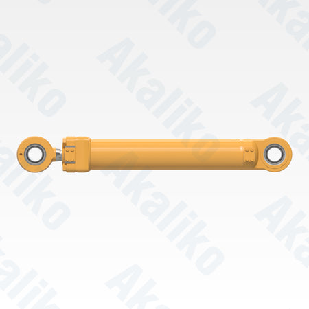 Side view of replacement steering hydraulic cylinder for Caterpillar 793D dump truck, OEM part number 9T-8912