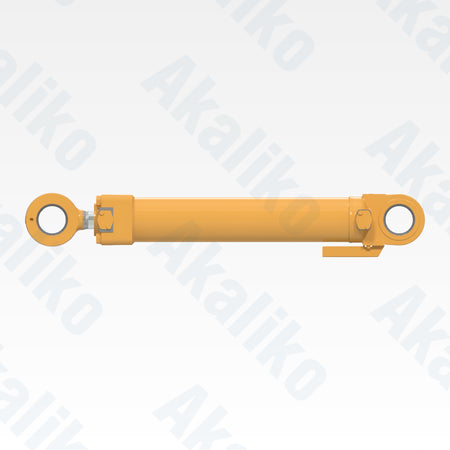 Side view of replacement steering hydraulic cylinder for Caterpillar 793F dump truck, OEM part number 623-9953