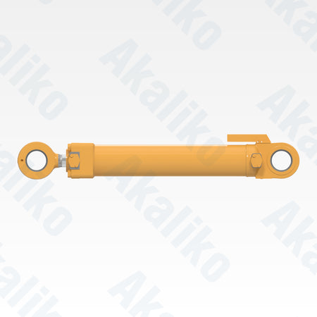 Side view of replacement steering hydraulic cylinder for Caterpillar 793F dump truck, OEM part number 623-9954