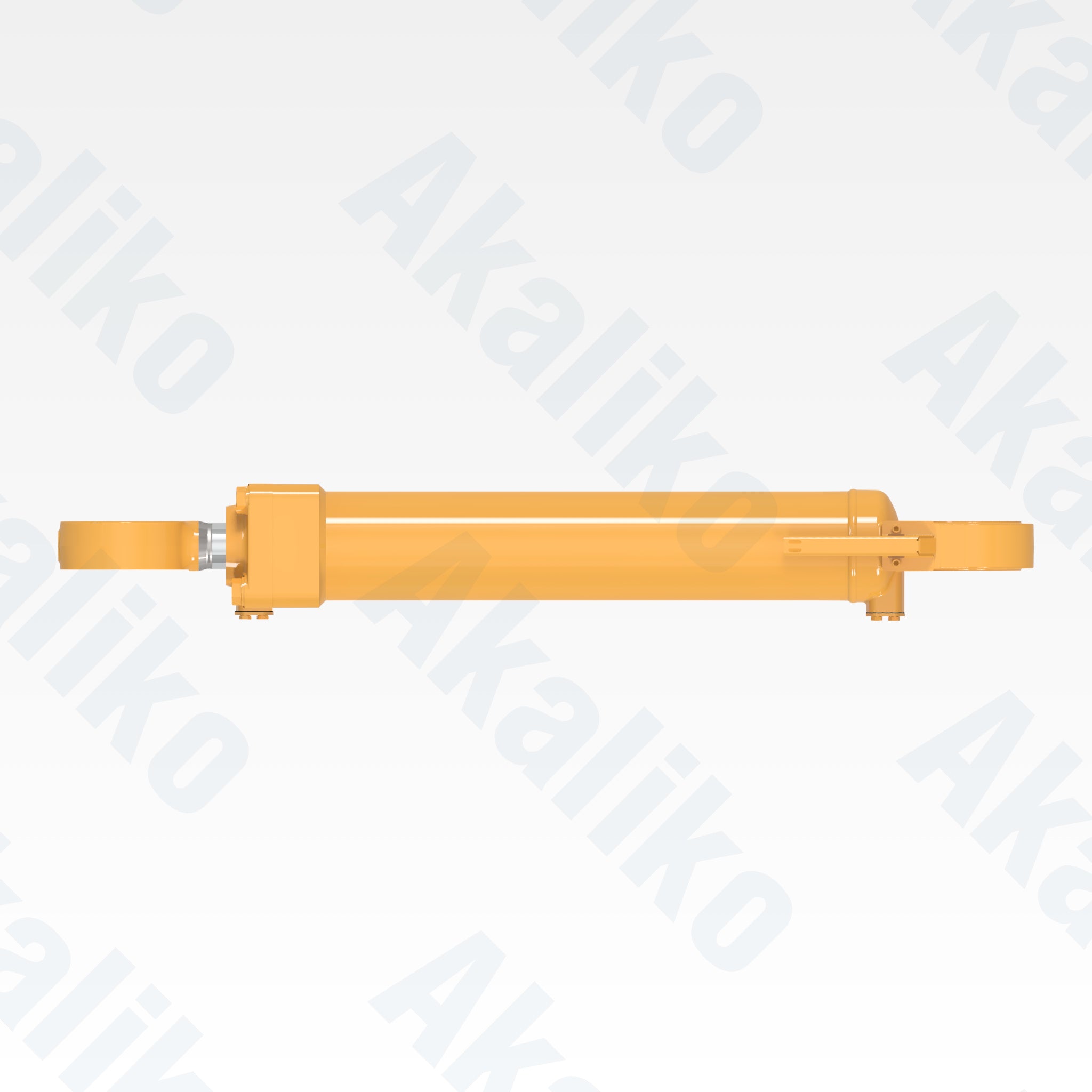 Top view of replacement steering hydraulic cylinder for Caterpillar 793F dump truck, OEM part number 623-9954