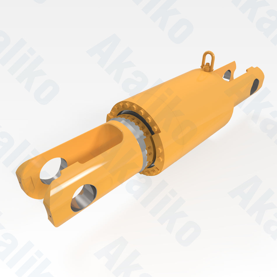 Replacement front suspension hydraulic cylinder for Caterpillar 794 AC dump truck, OEM part number 588-2619, aftermarket heavy equipment parts