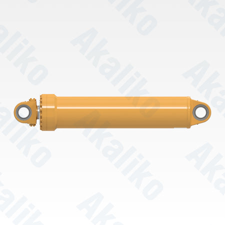Side view of replacement hoist hydraulic cylinder for Caterpillar 794 AC dump truck, OEM part number 469-5311