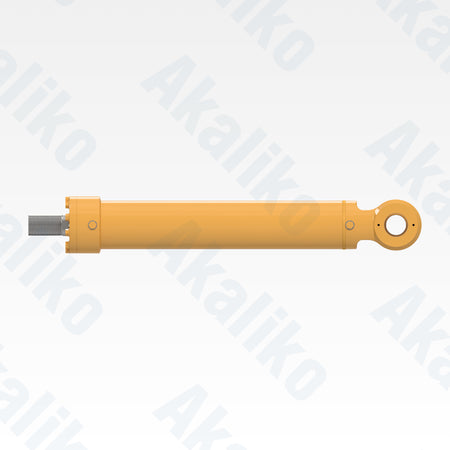 Side view of replacement steering hydraulic cylinder for Caterpillar 794 AC dump truck, OEM part number 553-3903