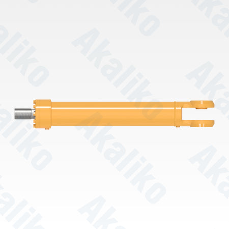 Top view of replacement steering hydraulic cylinder for Caterpillar 794 AC dump truck, OEM part number 553-3903