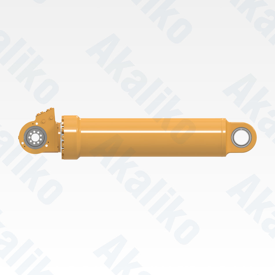 Side view of replacement hoist hydraulic cylinder for Caterpillar 797F dump truck, OEM part number 289-8616