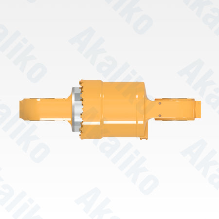 Top view of replacement rear suspension hydraulic cylinder for Caterpillar 797F dump truck, OEM part number 459-6749