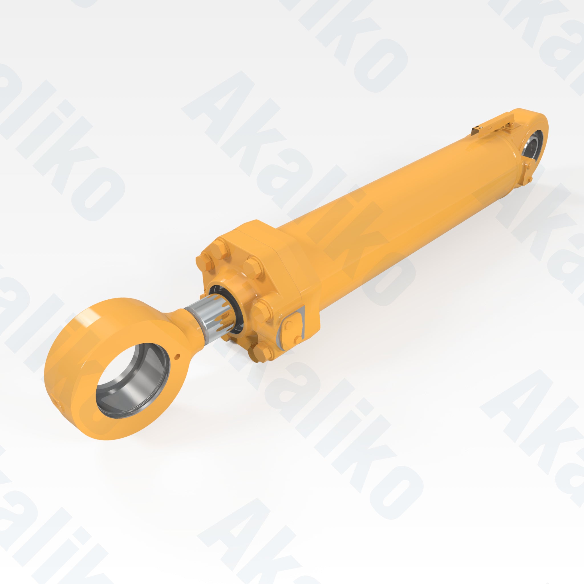 Replacement steering hydraulic cylinder for Caterpillar 797F dump truck, OEM part number 590-0691, aftermarket heavy equipment parts