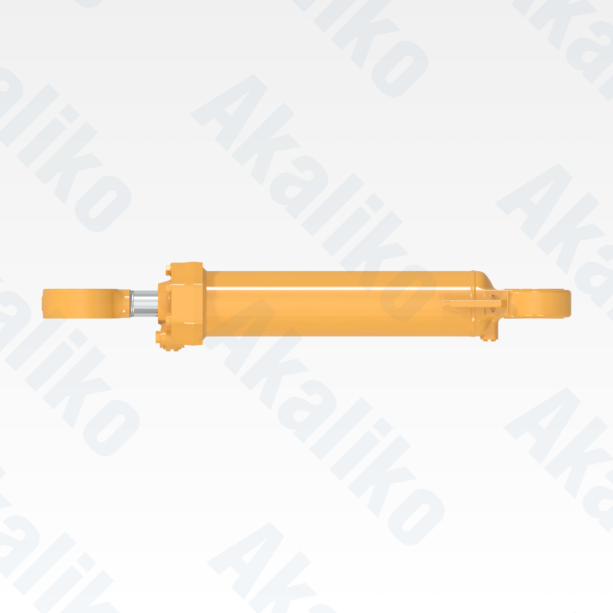 Top view of replacement steering hydraulic cylinder for Caterpillar 797F dump truck, OEM part number 590-0691