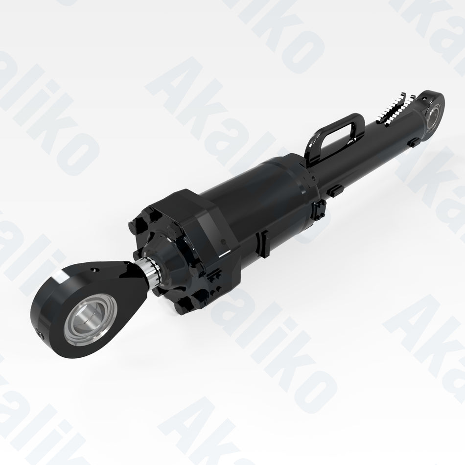 Replacement blade tilt hydraulic cylinder for Caterpillar 854G/854K wheel dozer, OEM part number 517-3766, aftermarket heavy equipment parts
