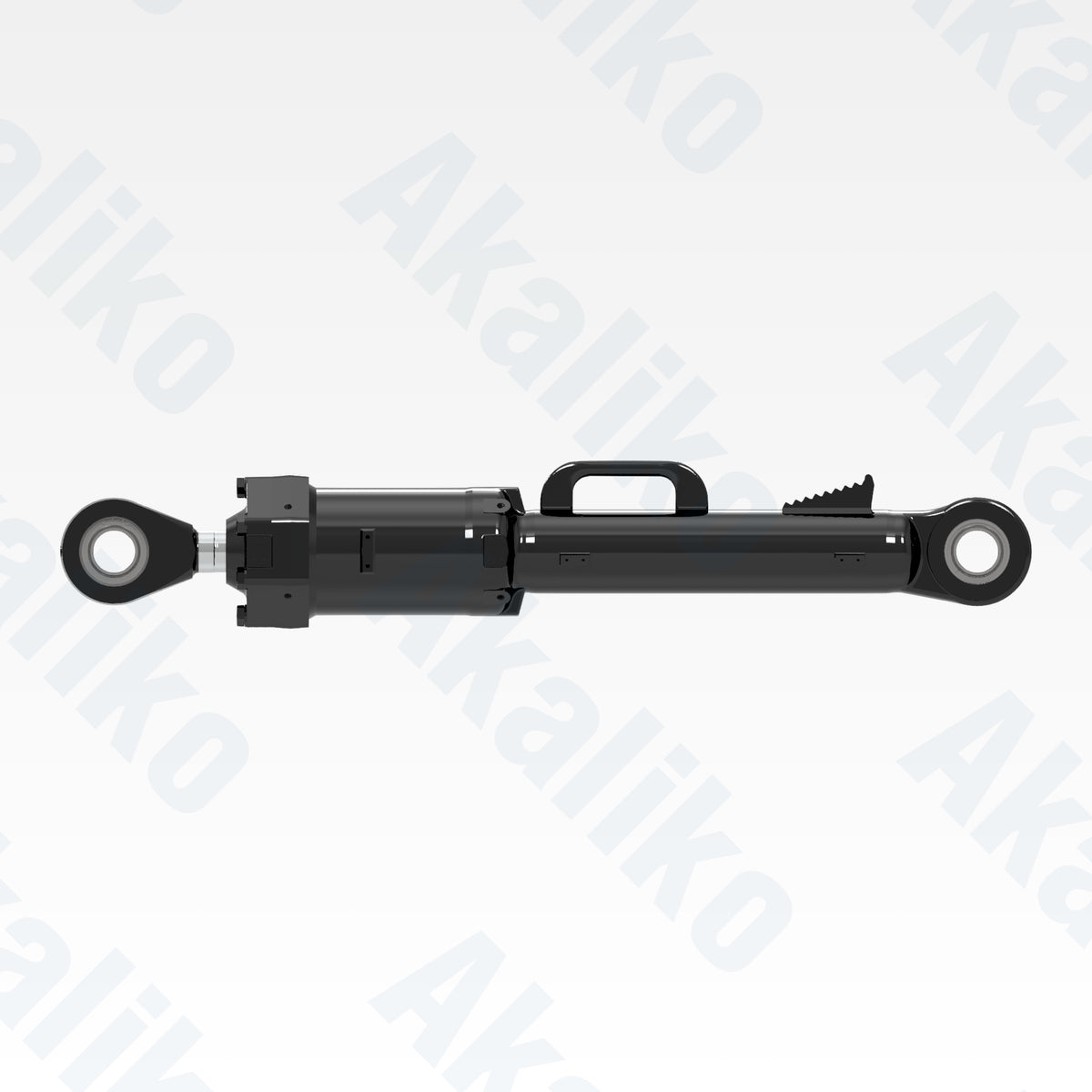 Side view of replacement blade tilt hydraulic cylinder for Caterpillar 854G/854K wheel dozer, OEM part number 517-3766
