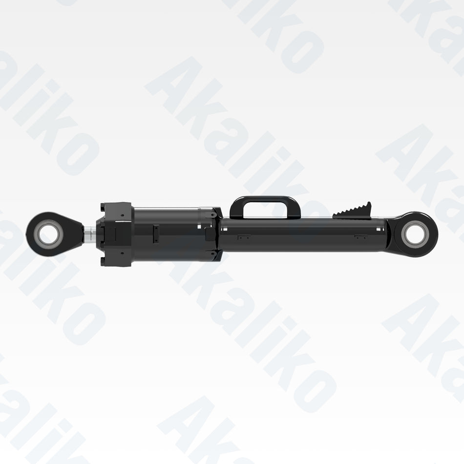 Side view of replacement blade tilt hydraulic cylinder for Caterpillar 854G/854K wheel dozer, OEM part number 517-3766