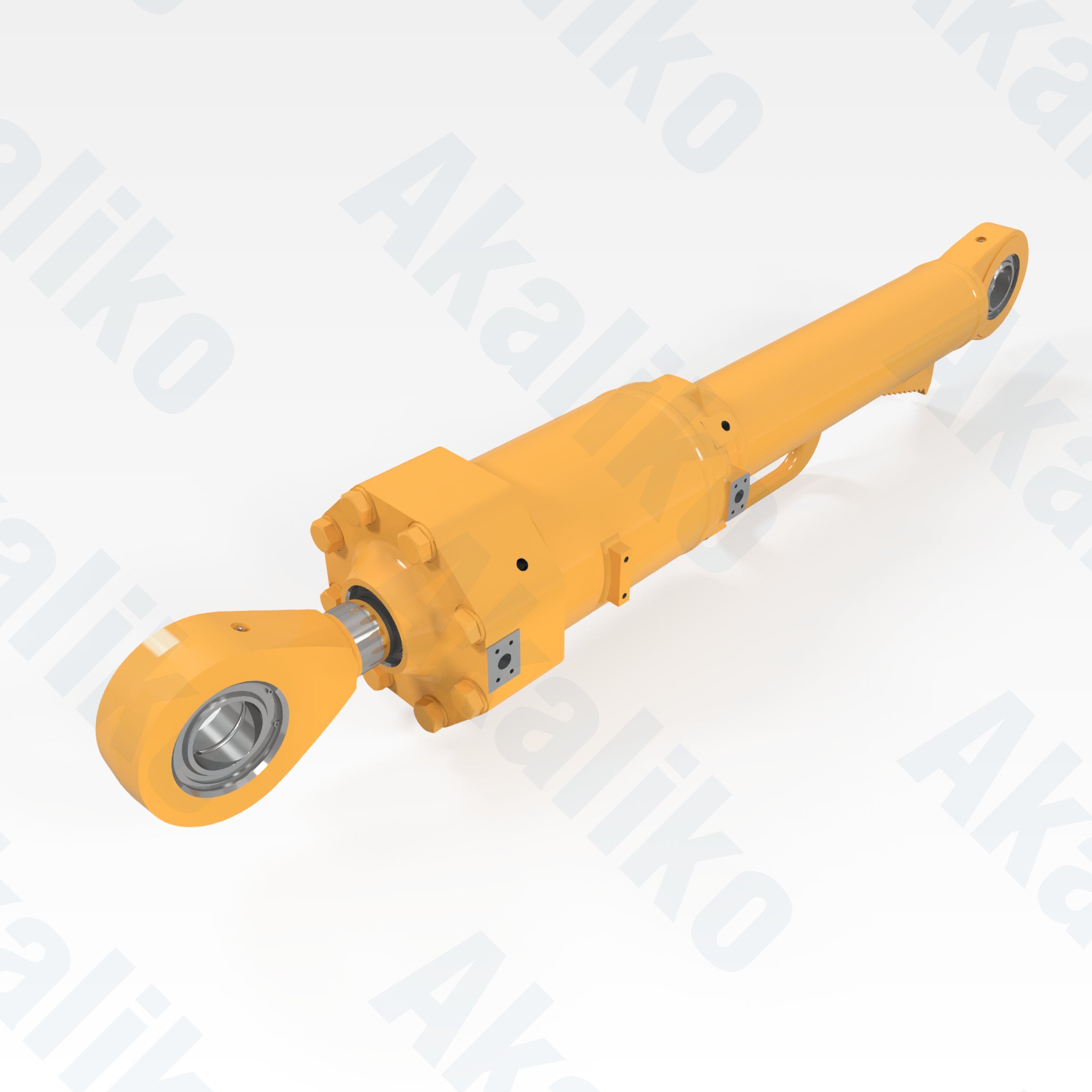 Replacement blade tilt hydraulic cylinder for Caterpillar 854G/854K wheel dozer, OEM part number 517-3767, aftermarket heavy equipment parts