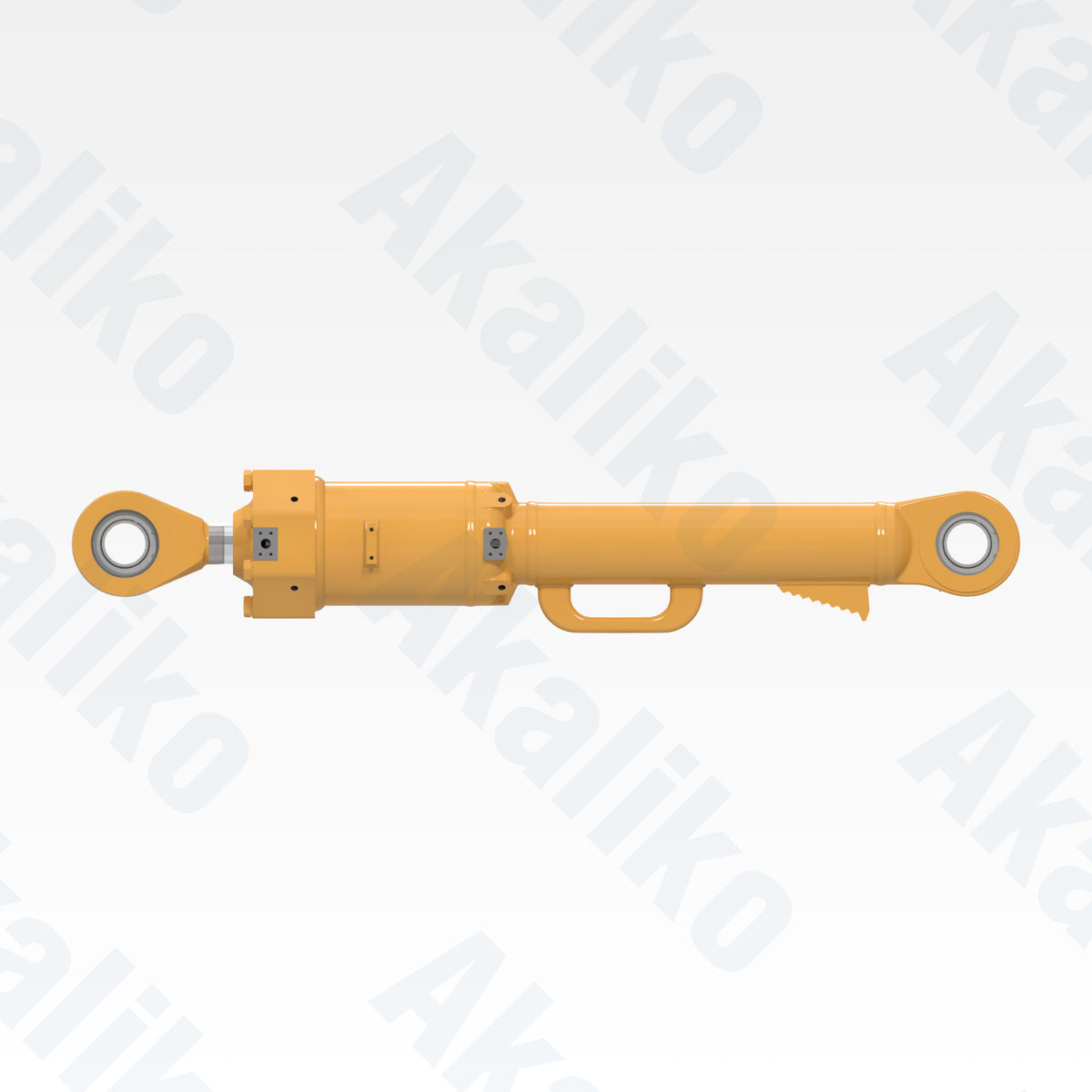 Side view of replacement blade tilt hydraulic cylinder for Caterpillar 854G/854K wheel dozer, OEM part number 517-3767
