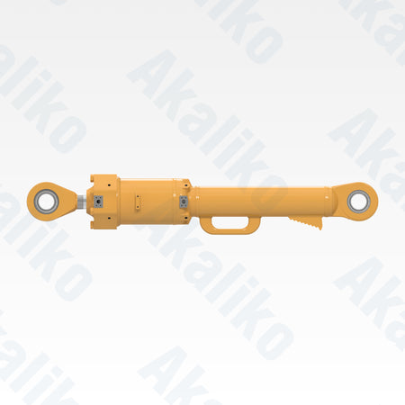 Side view of replacement blade tilt hydraulic cylinder for Caterpillar 854G/854K wheel dozer, OEM part number 517-3767