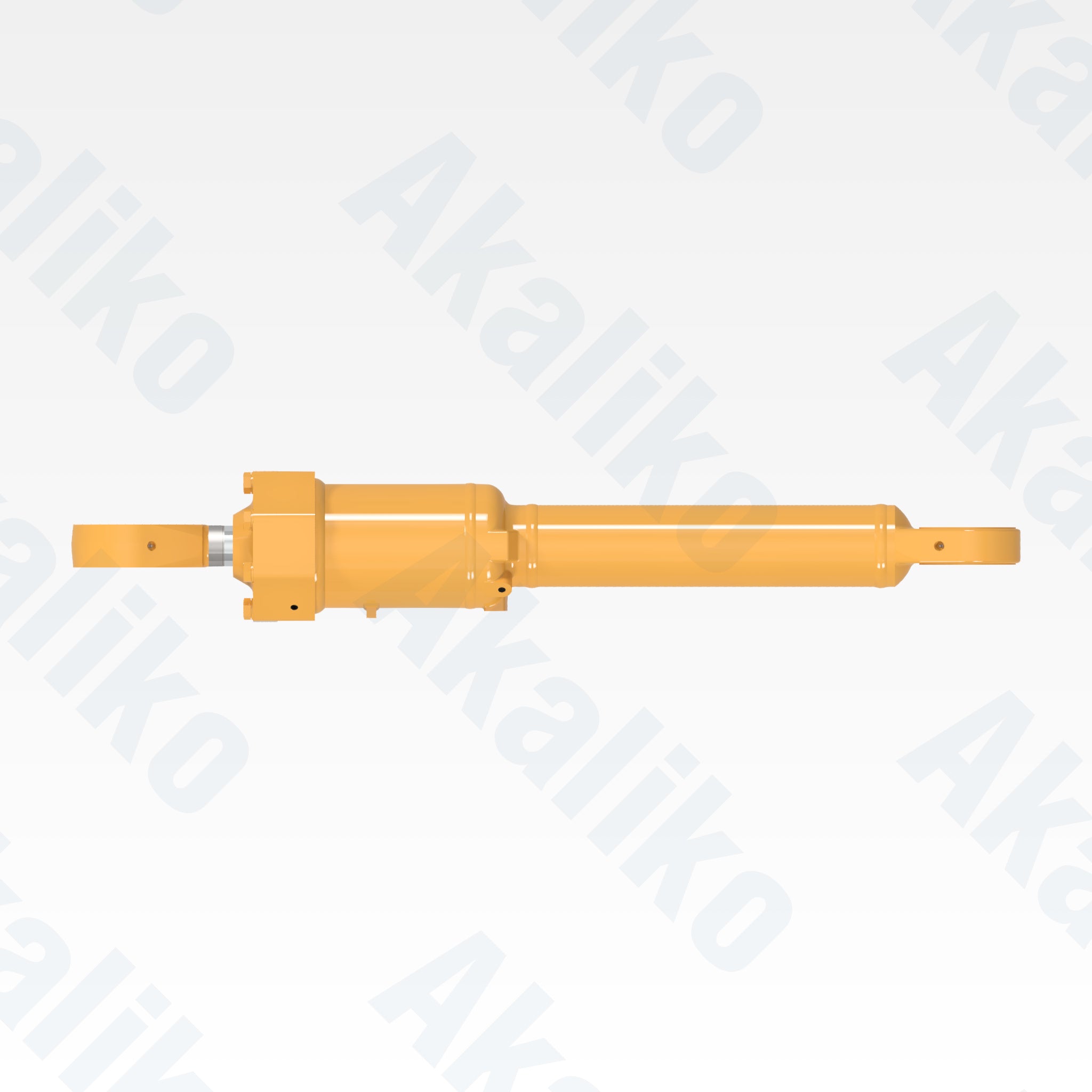 Top view of replacement blade tilt hydraulic cylinder for Caterpillar 854G/854K wheel dozer, OEM part number 517-3767