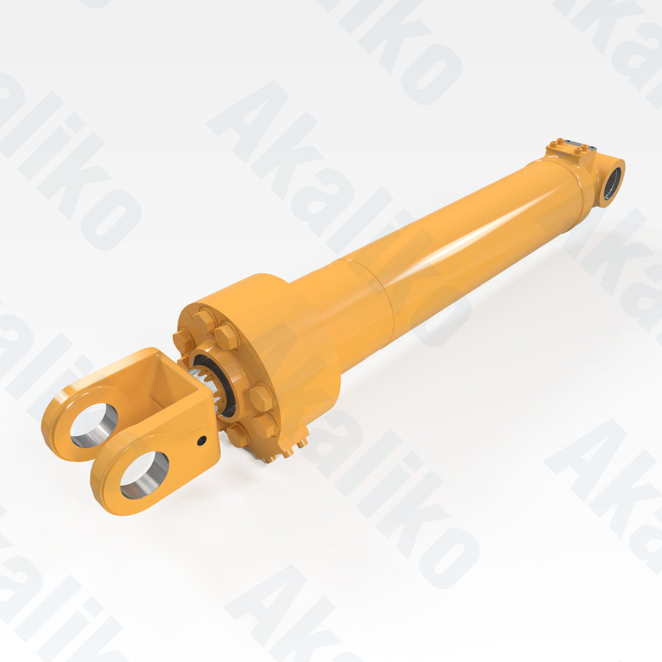 Replacement boom lift hydraulic cylinder for Caterpillar 972H wheel loader, OEM part number 242-4274, aftermarket heavy equipment parts