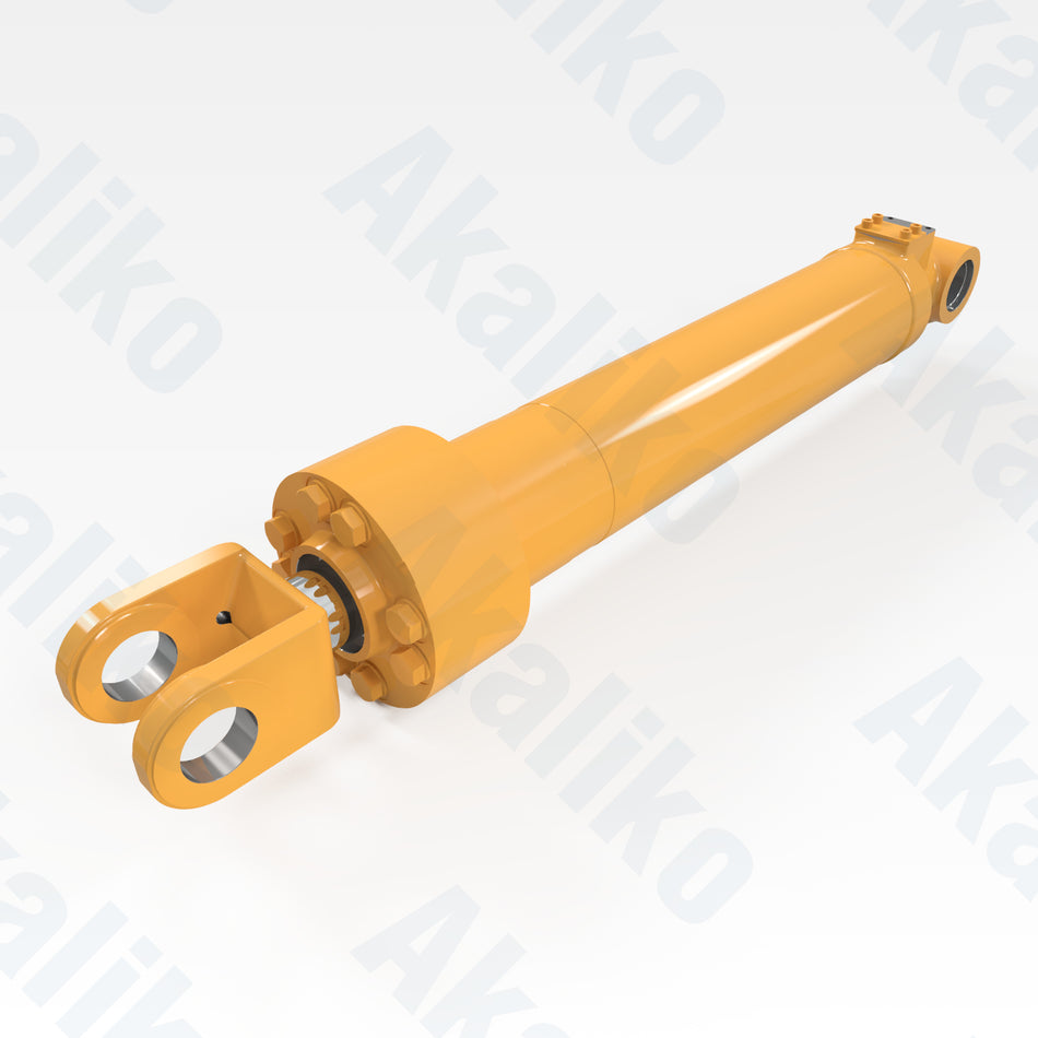 Replacement boom lift hydraulic cylinder for Caterpillar 972H wheel loader, OEM part number 242-4275, aftermarket heavy equipment parts