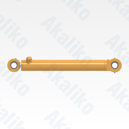 Side view of replacement steering hydraulic cylinder for Caterpillar 972H wheel loader, OEM part number 369-4182
