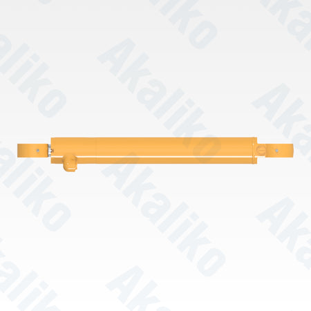Top view of replacement steering hydraulic cylinder for Caterpillar 972H wheel loader, OEM part number 369-4182