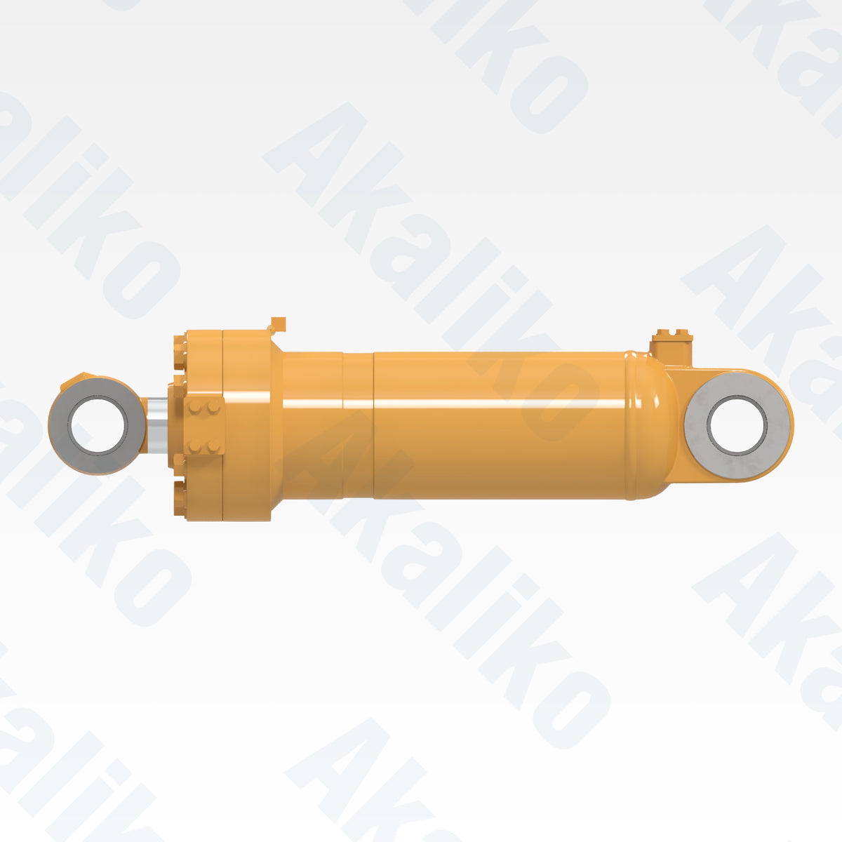 Side view of replacement tilt hydraulic cylinder for Caterpillar 972H wheel loader, OEM part number 356-2220