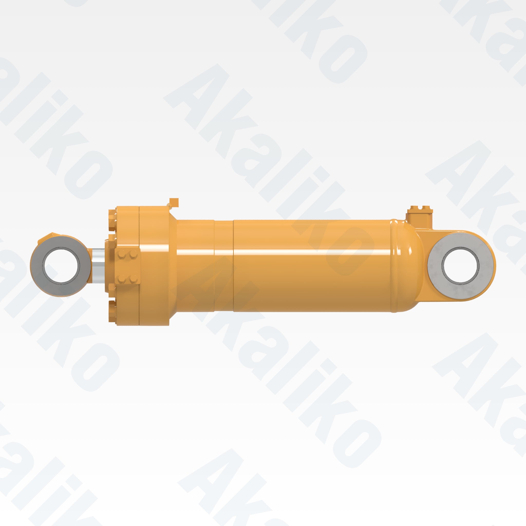 Side view of replacement tilt hydraulic cylinder for Caterpillar 972H wheel loader, OEM part number 356-2220
