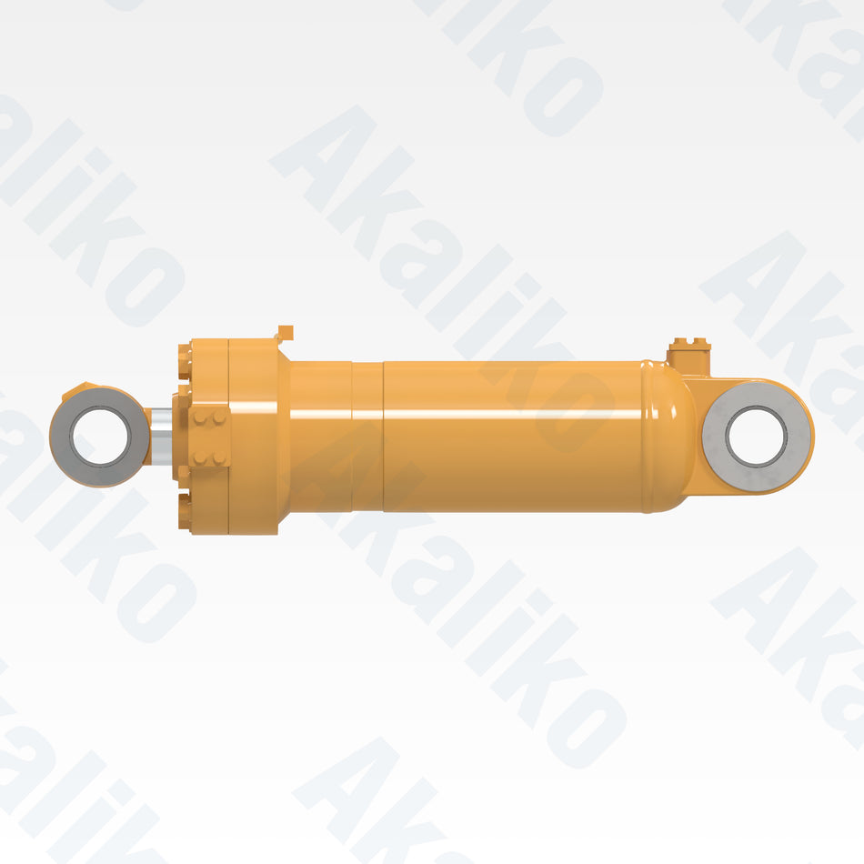 Side view of replacement tilt hydraulic cylinder for Caterpillar 972H wheel loader, OEM part number 356-2220