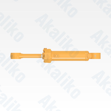 Top view of replacement tilt hydraulic cylinder for Caterpillar 980G wheel loader, OEM part number 124-6227