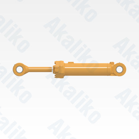 Side view of replacement tilt hydraulic cylinder for Caterpillar 980G wheel loader, OEM part number 124-6228